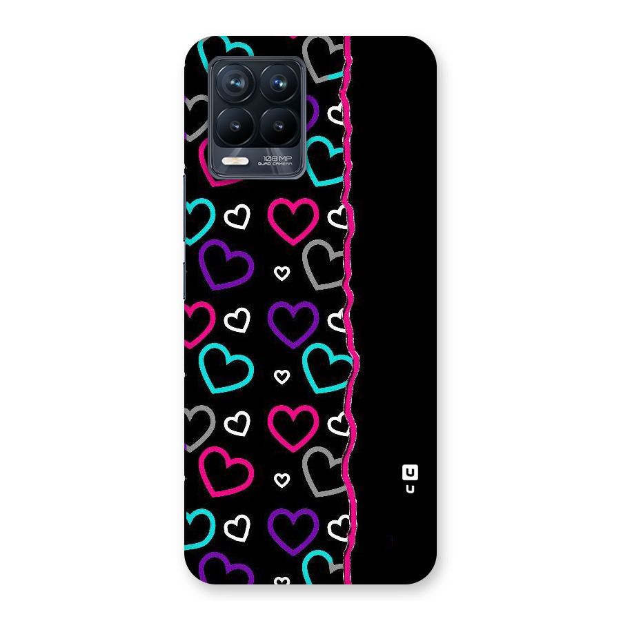 Empty Hearts Back Case for Realme 8 Pro