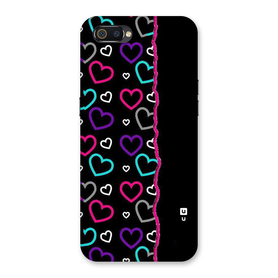 Empty Hearts Back Case for Realme C2