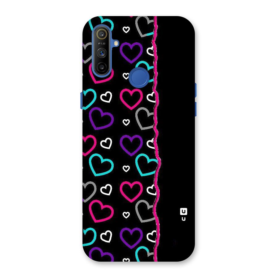 Empty Hearts Back Case for Realme Narzo 10A