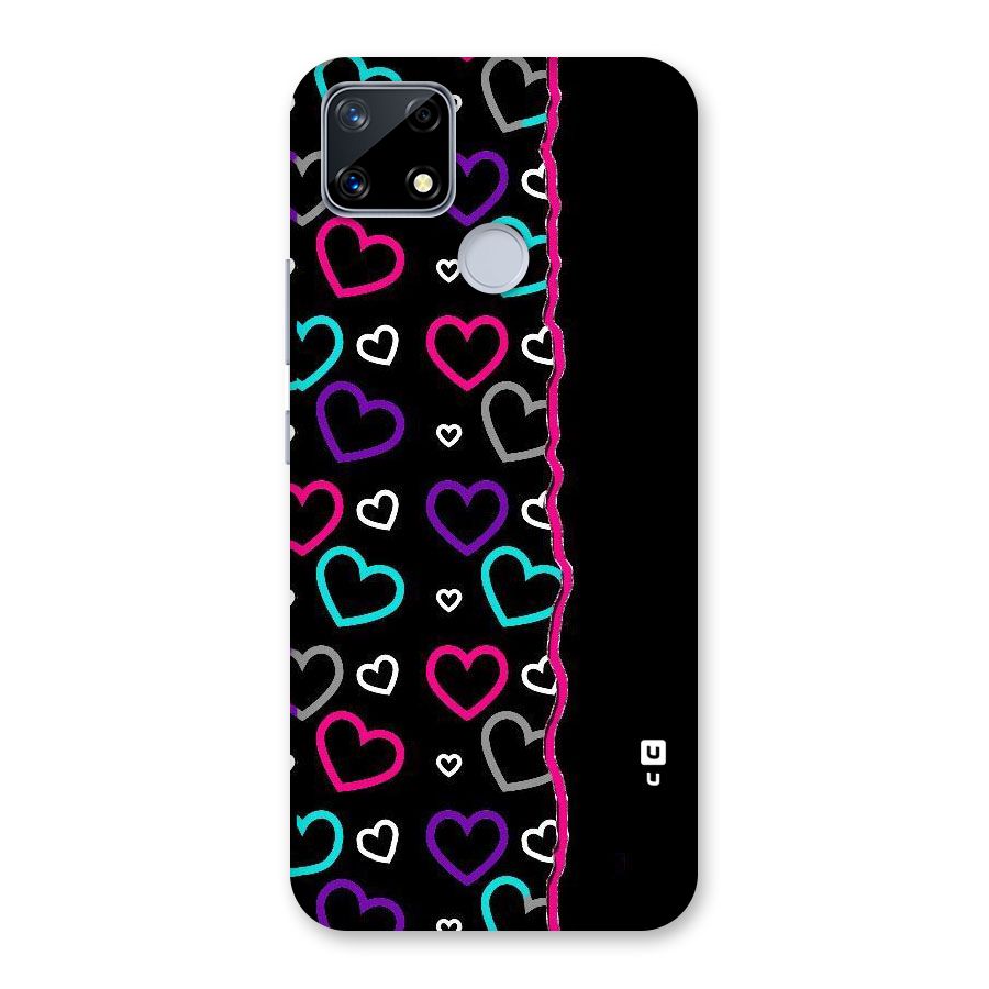 Empty Hearts Back Case for Realme Narzo 20