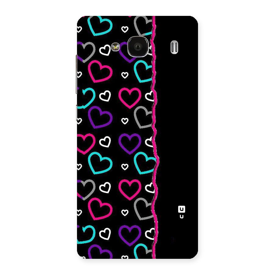 Empty Hearts Back Case for Redmi 2s