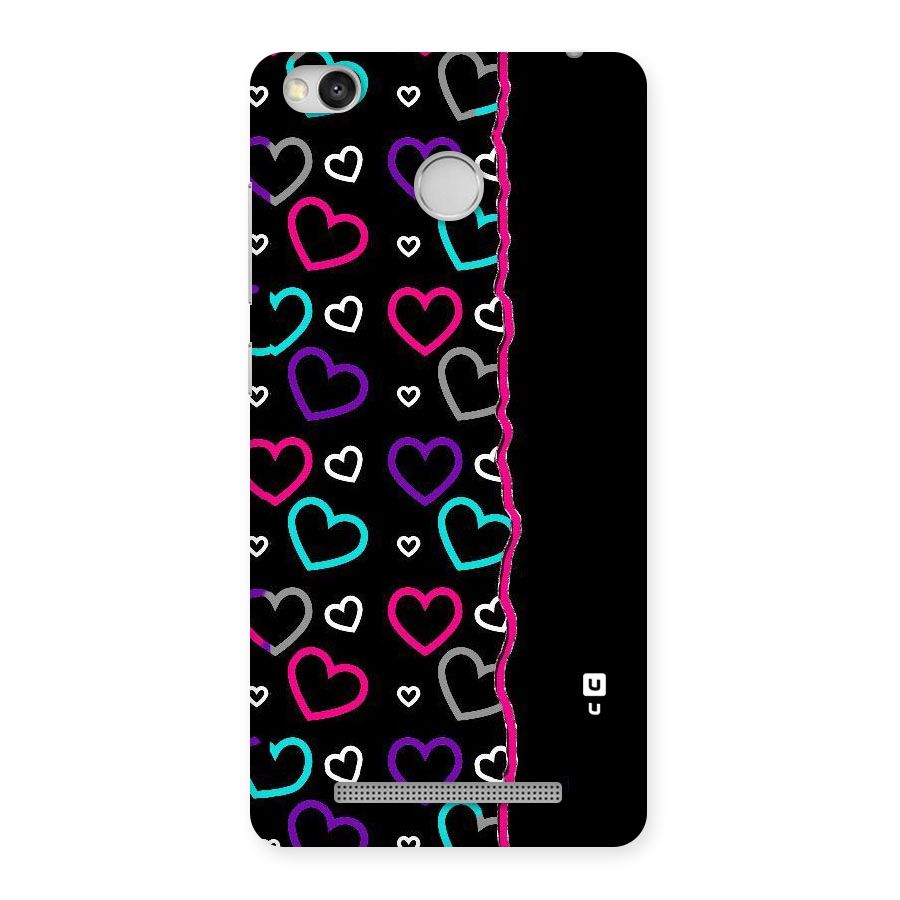 Empty Hearts Back Case for Redmi 3S Prime