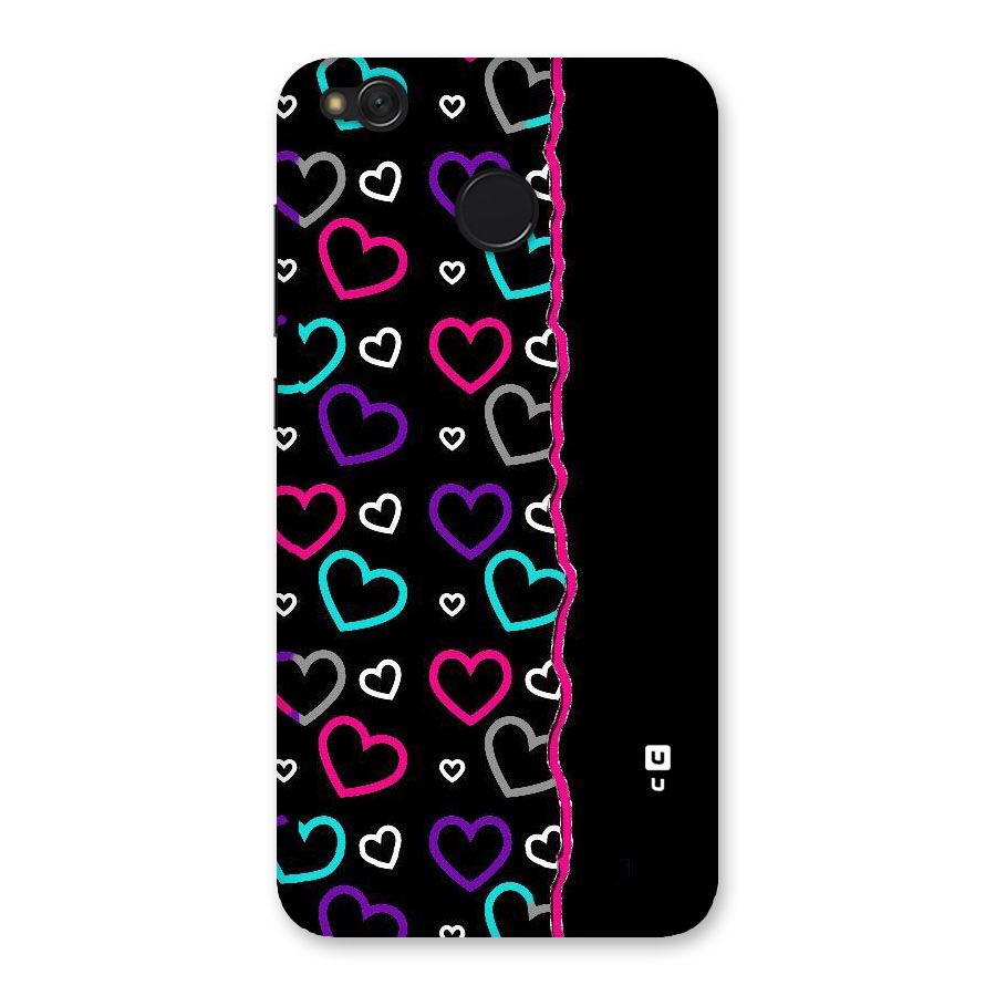 Empty Hearts Back Case for Redmi 4