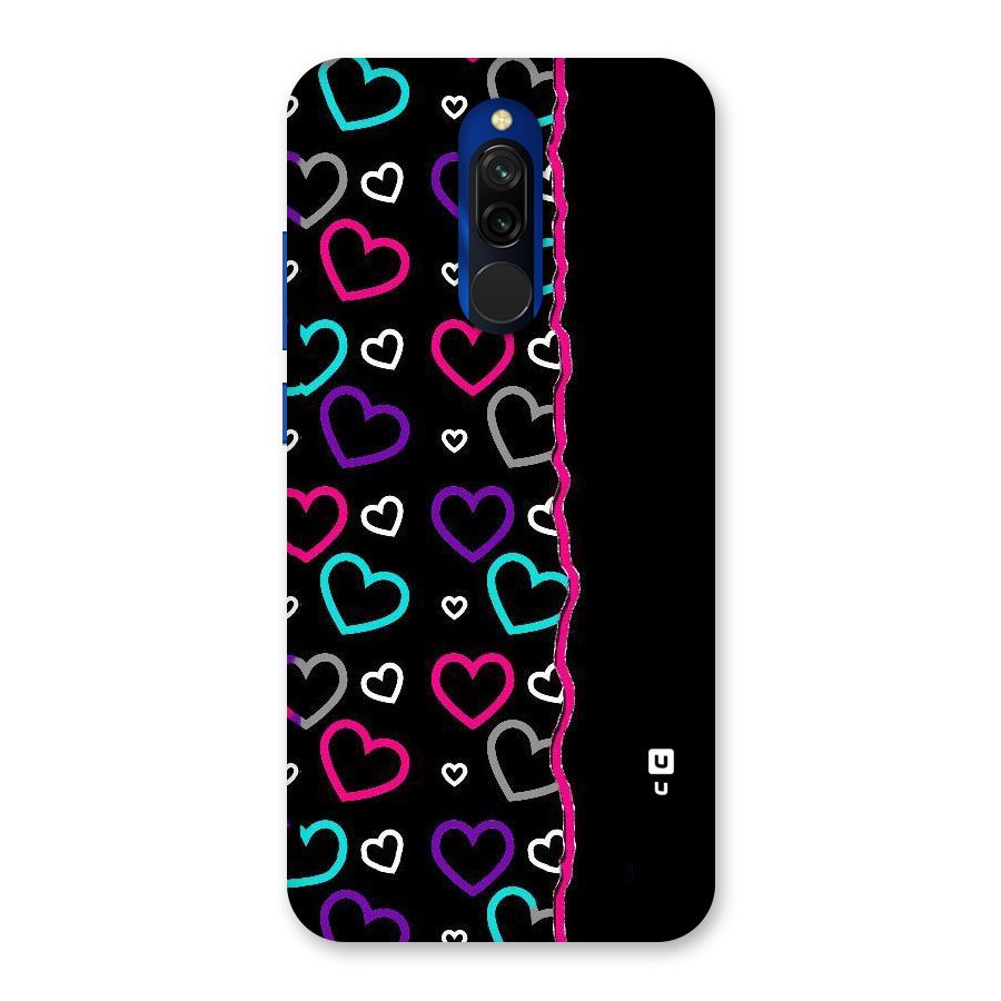 Empty Hearts Back Case for Redmi 8