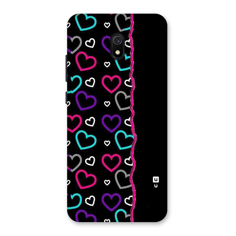 Empty Hearts Back Case for Redmi 8A