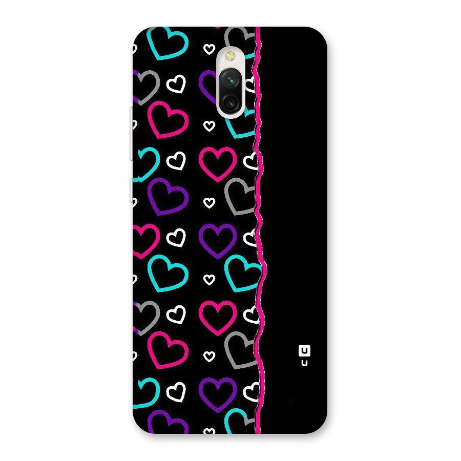 Empty Hearts Back Case for Redmi 8A Dual
