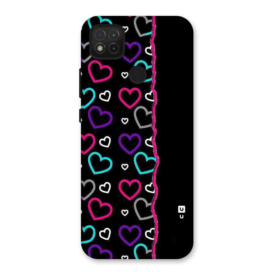 Empty Hearts Back Case for Redmi 9