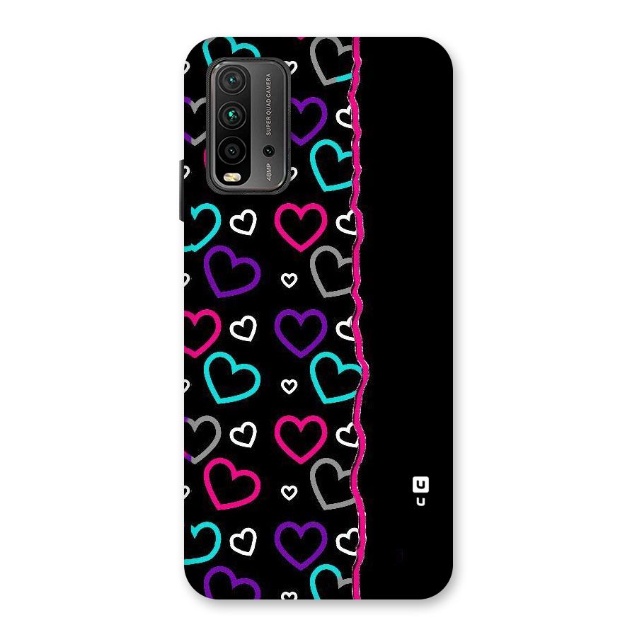 Empty Hearts Back Case for Redmi 9 Power