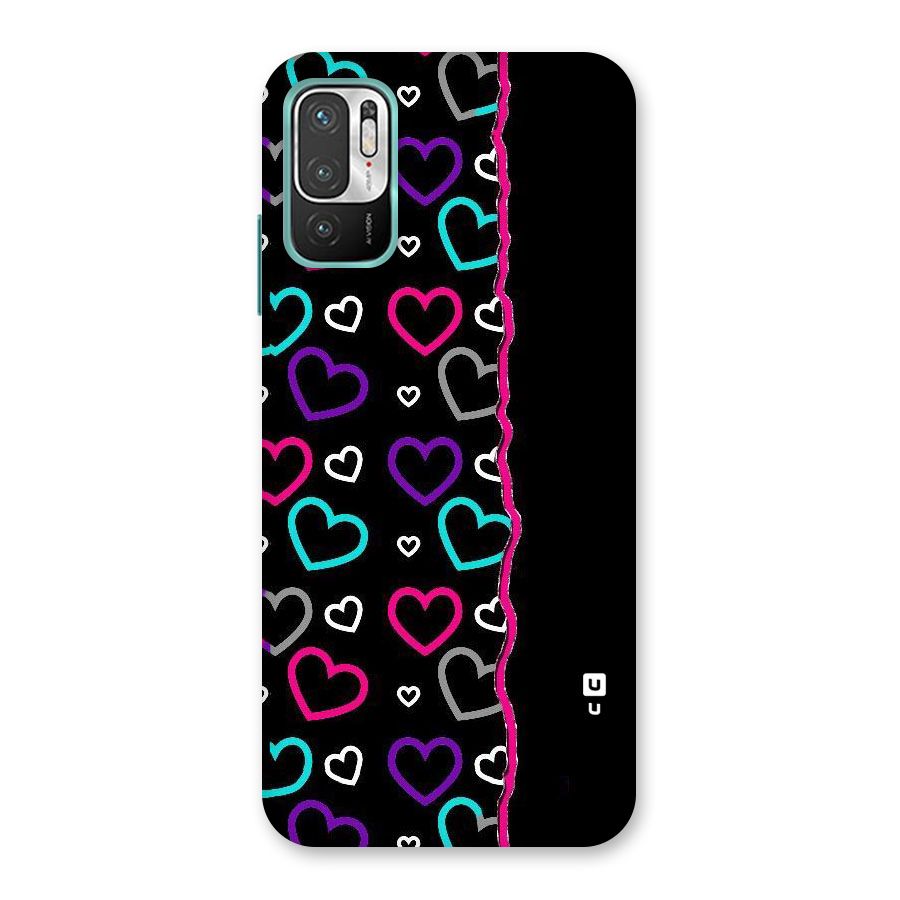 Empty Hearts Back Case for Redmi Note 10T 5G