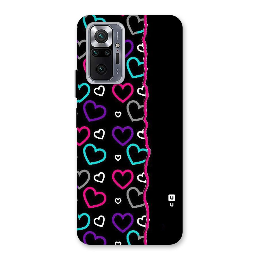 Empty Hearts Back Case for Redmi Note 10 Pro