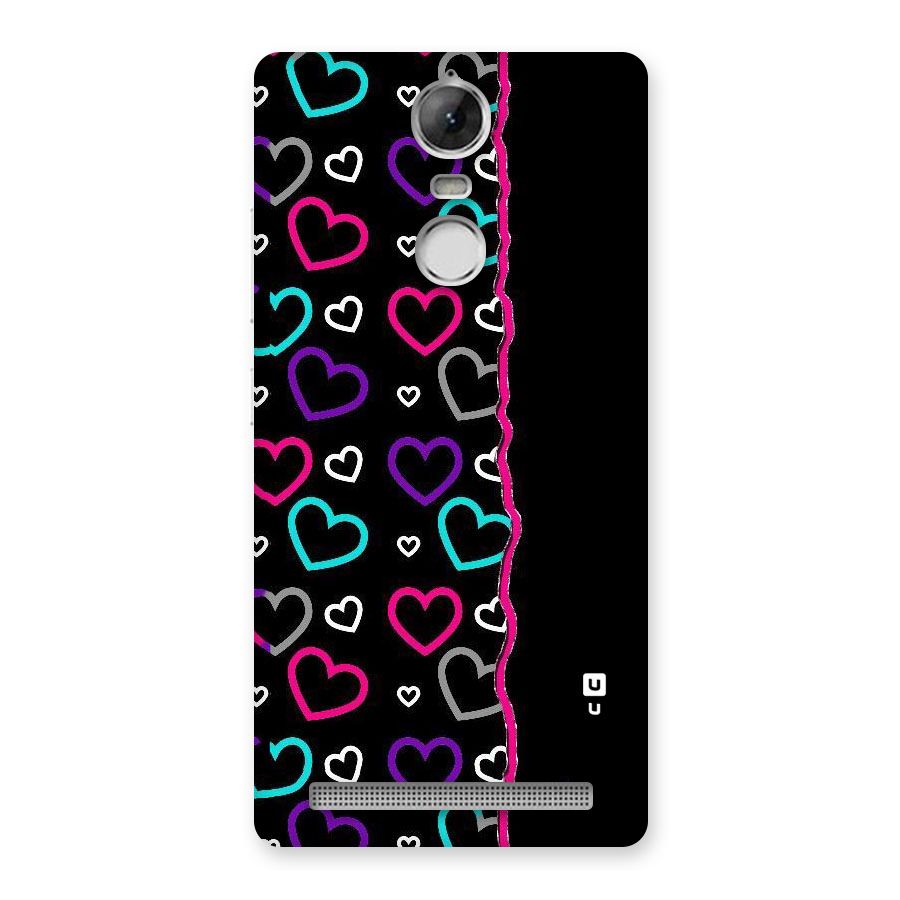 Empty Hearts Back Case for Vibe K5 Note