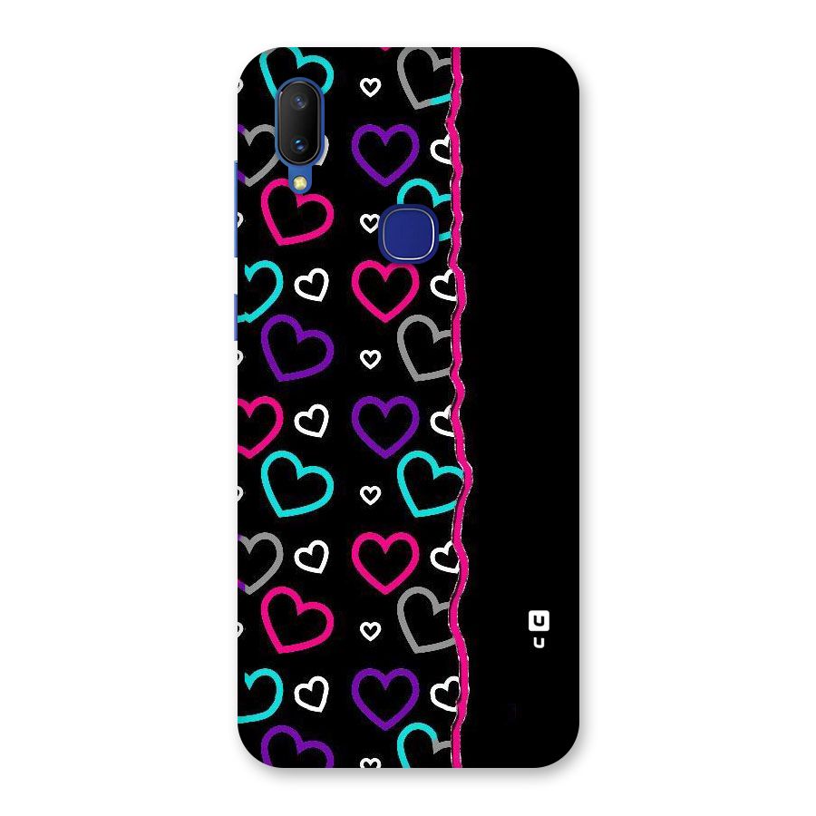 Empty Hearts Back Case for Vivo V11