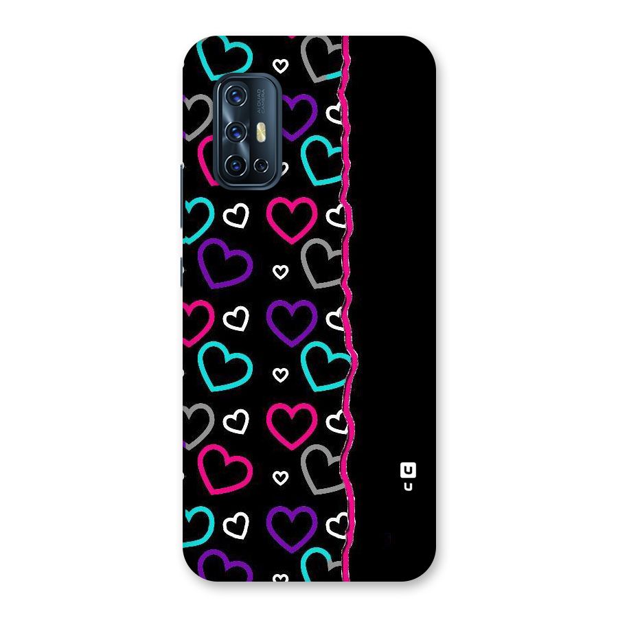 Empty Hearts Back Case for Vivo V17