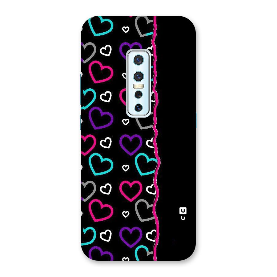 Empty Hearts Back Case for Vivo V17 Pro