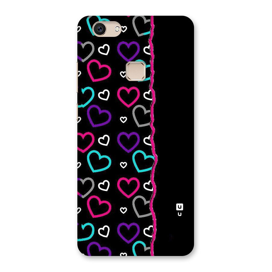 Empty Hearts Back Case for Vivo V7
