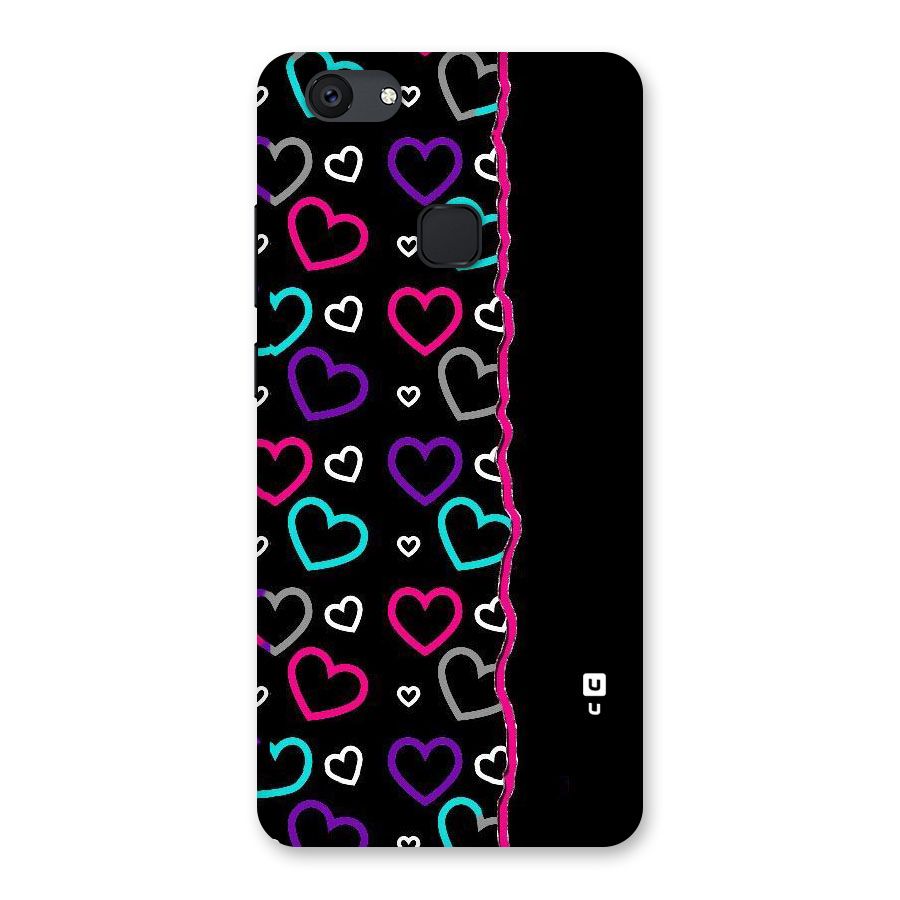 Empty Hearts Back Case for Vivo V7 Plus