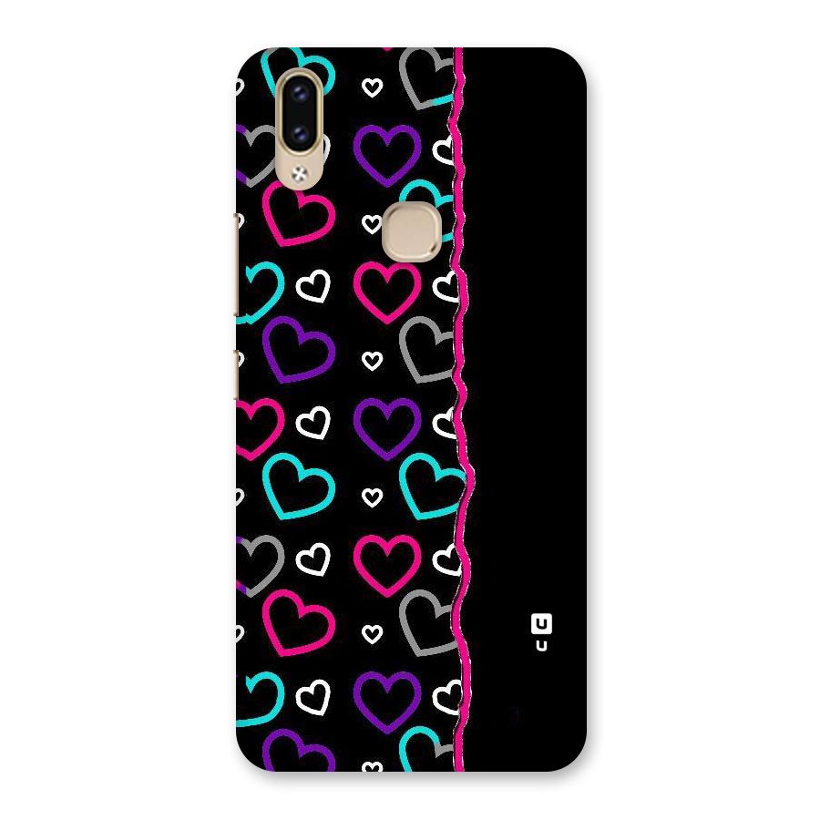 Empty Hearts Back Case for Vivo V9 Youth