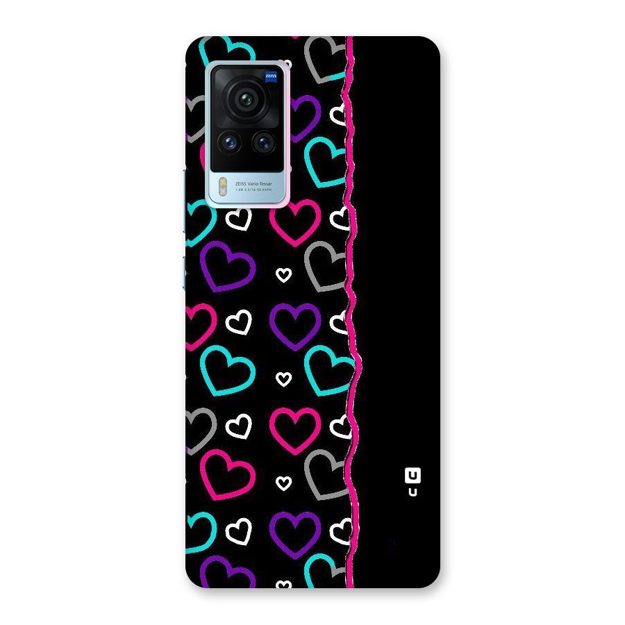 Empty Hearts Back Case for Vivo X60 Pro
