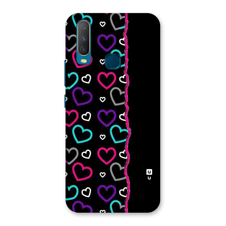 Empty Hearts Back Case for Vivo Y17