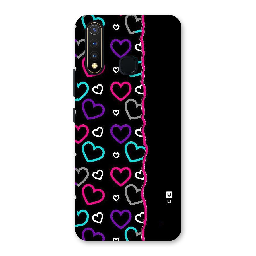 Empty Hearts Back Case for Vivo Y19