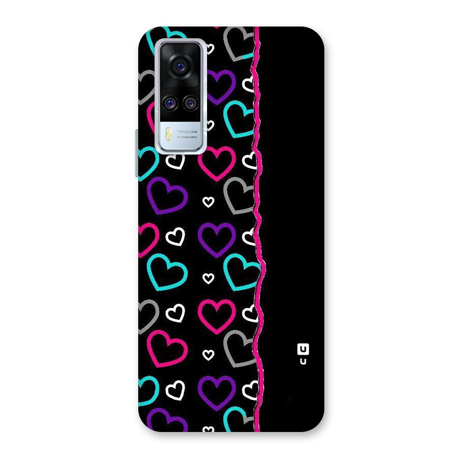 Empty Hearts Back Case for Vivo Y31