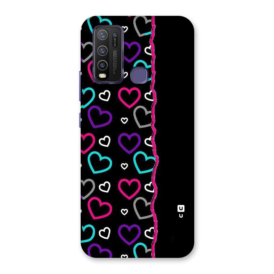 Empty Hearts Back Case for Vivo Y50