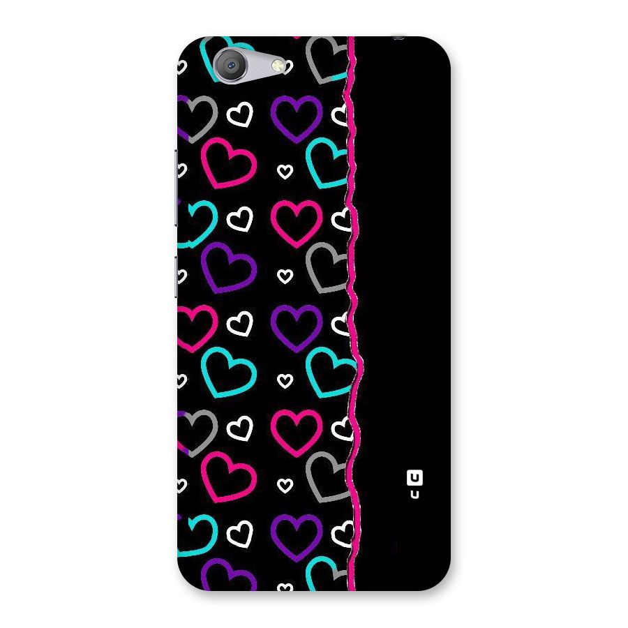 Empty Hearts Back Case for Vivo Y53