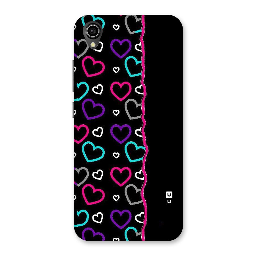 Empty Hearts Back Case for Vivo Y90