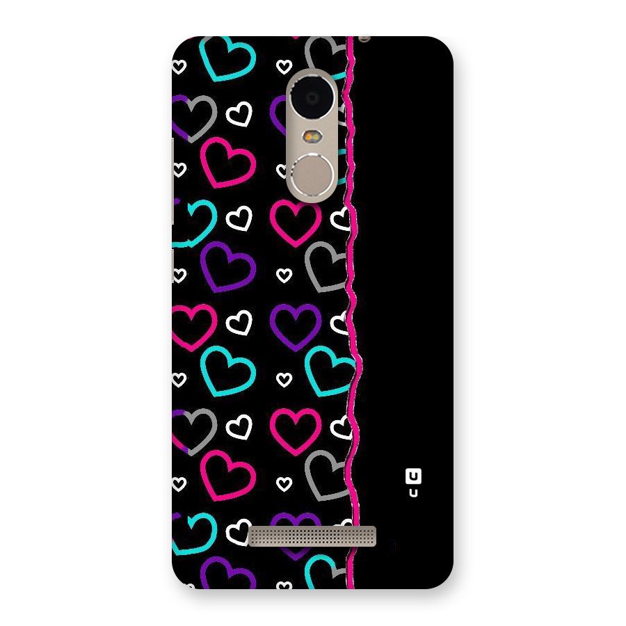 Empty Hearts Back Case for Xiaomi Redmi Note 3