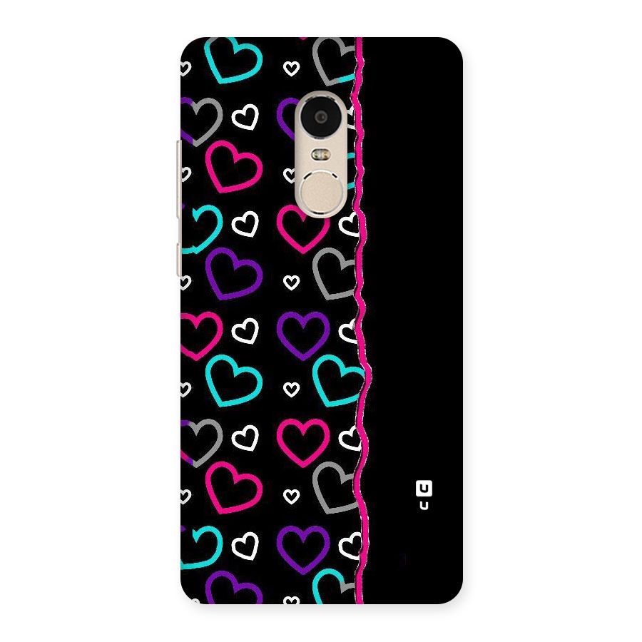 Empty Hearts Back Case for Xiaomi Redmi Note 4