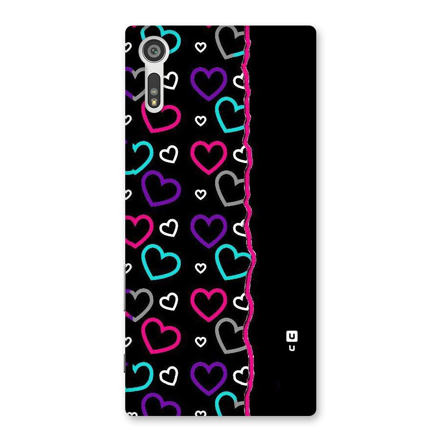 Empty Hearts Back Case for Xperia XZ