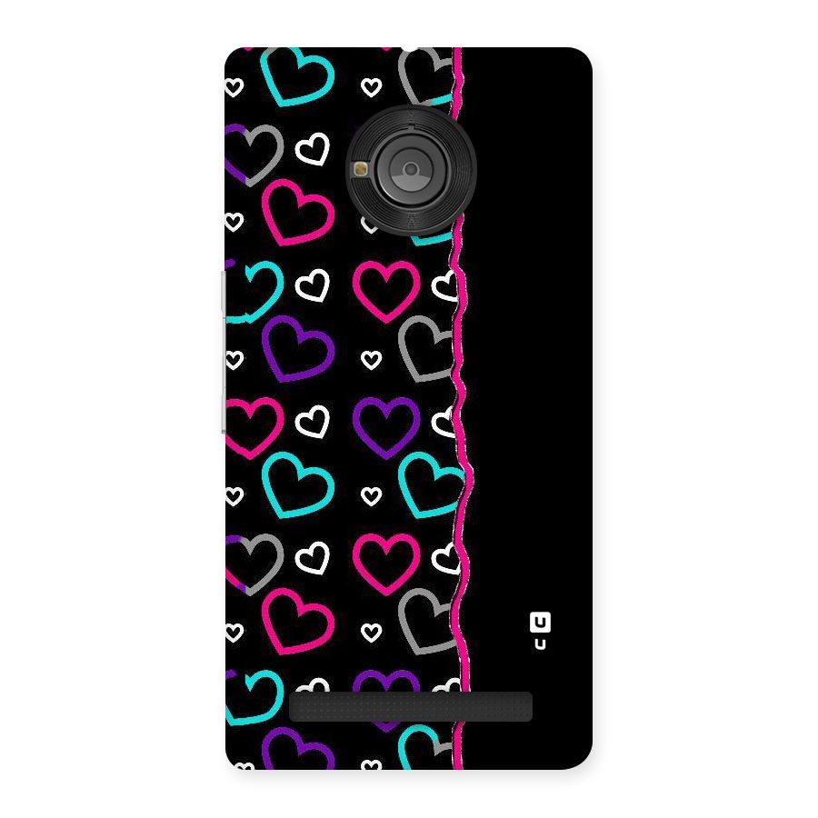 Empty Hearts Back Case for Yu Yunique