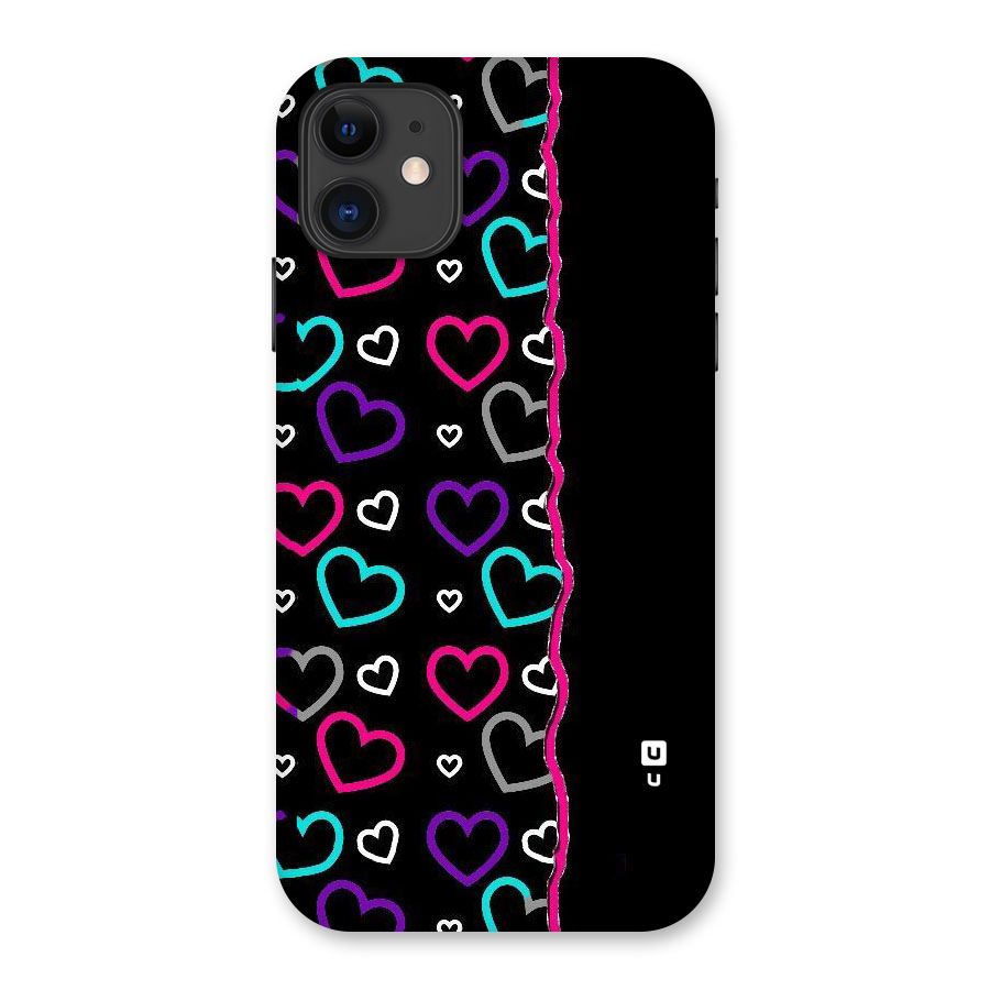 Empty Hearts Back Case for iPhone 11