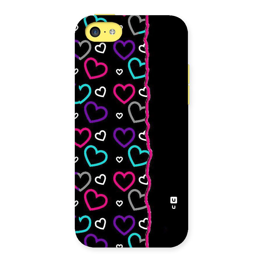 Empty Hearts Back Case for iPhone 5C