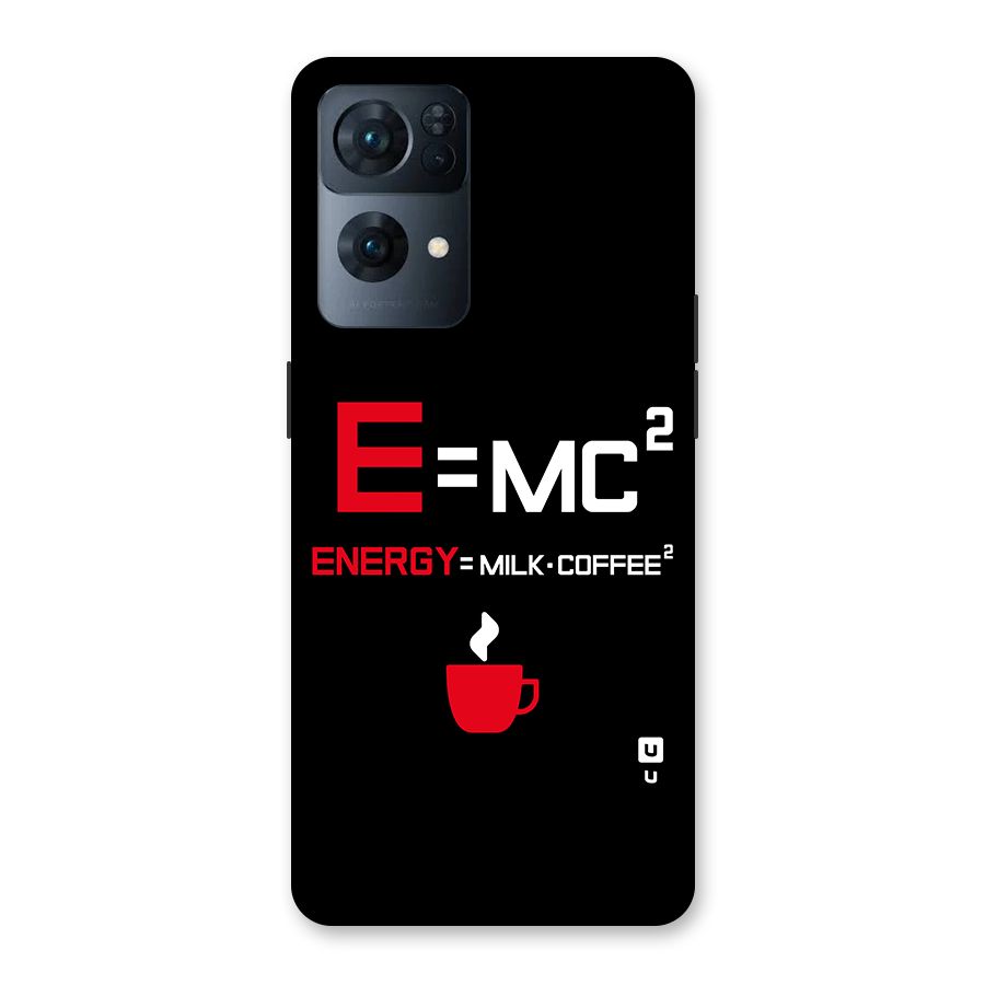 Energy Coffee Equation Back Case for Oppo Reno7 Pro 5G
