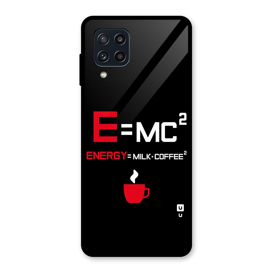 Energy Coffee Equation Glass Back Case for Galaxy M32