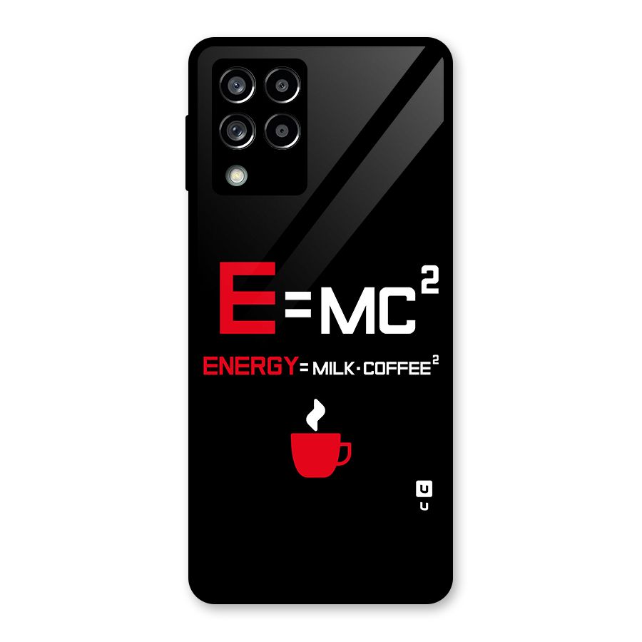 Energy Coffee Equation Glass Back Case for Galaxy M53 5G
