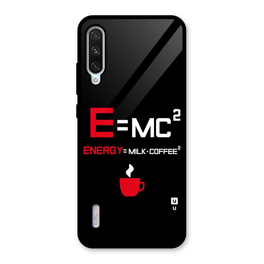 Energy Coffee Equation Glass Back Case for Mi A3