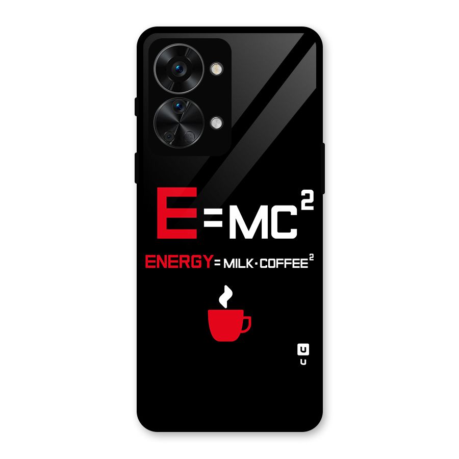 Energy Coffee Equation Glass Back Case for OnePlus Nord 2T