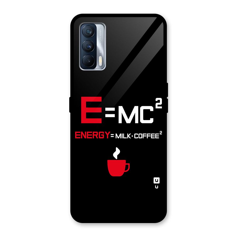 Energy Coffee Equation Glass Back Case for Realme X7