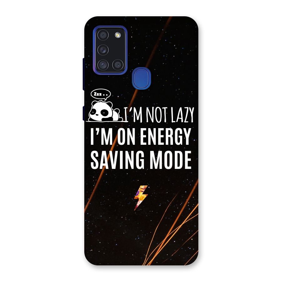 Energy Saving Mode Back Case for Galaxy A21s