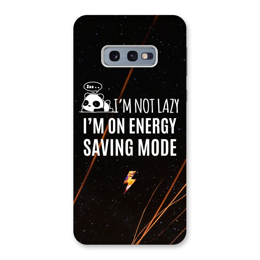 Energy Saving Mode Back Case for Galaxy S10e