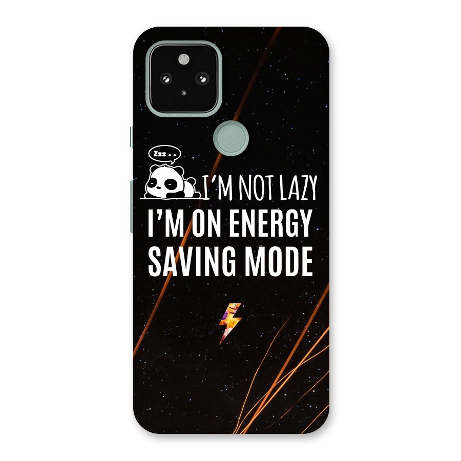 Energy Saving Mode Back Case for Google Pixel 5