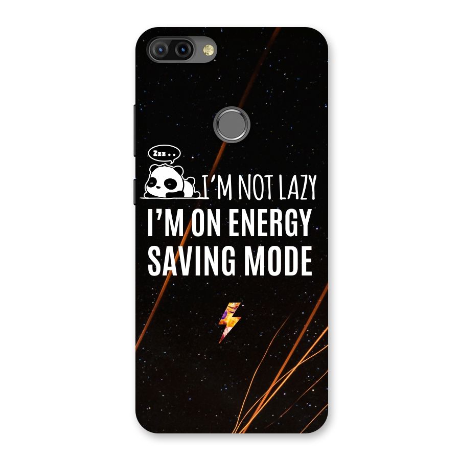 Energy Saving Mode Back Case for Infinix Hot 6 Pro
