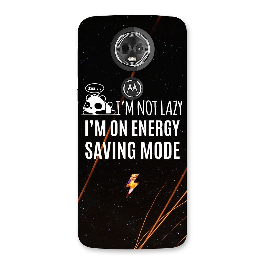 Energy Saving Mode Back Case for Moto E5 Plus