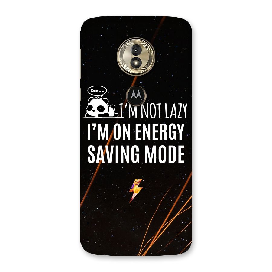 Energy Saving Mode Back Case for Moto G6 Play