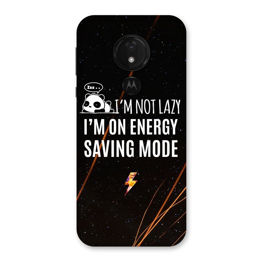 Energy Saving Mode Back Case for Moto G7 Power