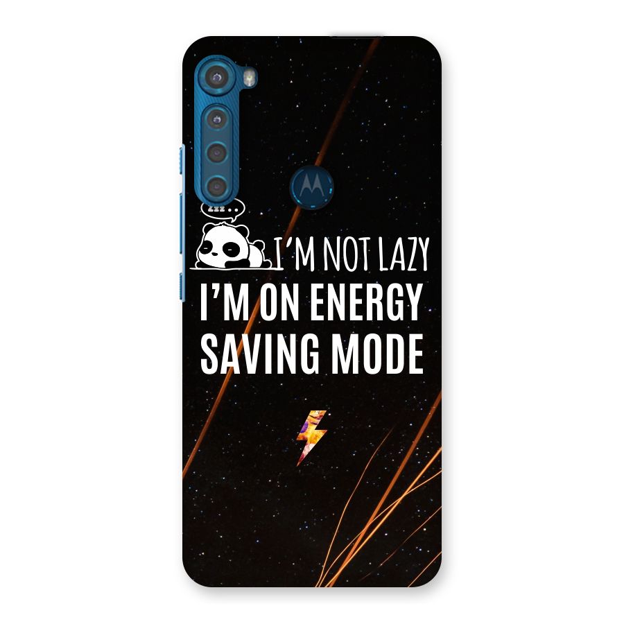Energy Saving Mode Back Case for Motorola One Fusion Plus