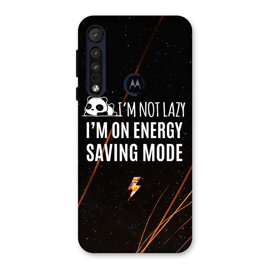 Energy Saving Mode Back Case for Motorola One Macro