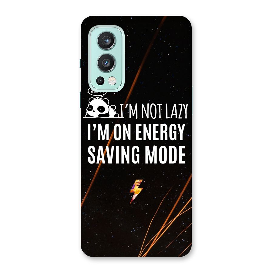 Energy Saving Mode Back Case for OnePlus Nord 2 5G